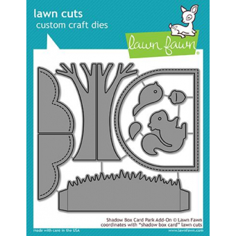 Lawn Fawn - Shadow Box Card Park Add-On (LF1907)